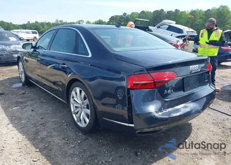 2016 Audi A8 L 3.0T из США, поврежденный, VIN WAU34AFD7GN001464